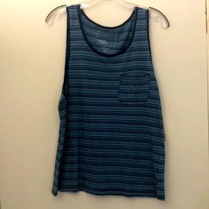 Mills Supply indigo M tank top with front pocket